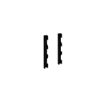 Переходник для стойки Titan TM черный (2 шт)
